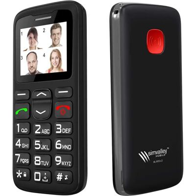 Simvalley Mobile XL-915 V2 Téléphone senior & d'urgence - Noir - Publicité Simvalley Mobile XL-915 V2 Téléphone senior & d'urgence - Noir - Publicité