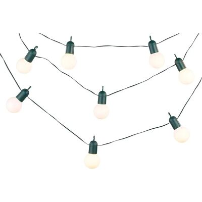 Lunartec Guirlande 4,75M 20 Ampoules LED Blanc Chaud - Publicité Lunartec Guirlande 4,75M 20 Ampoules LED Blanc Chaud - Publicité