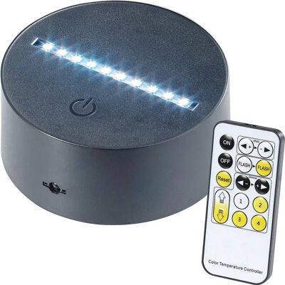 Lunartec LS-7.3d - Socle Lumineux Déco à Led avec Motifs 3D Interchangeables Lunartec LS-7.3d - Socle Lumineux Déco à Led avec Motifs 3D Interchangeables
