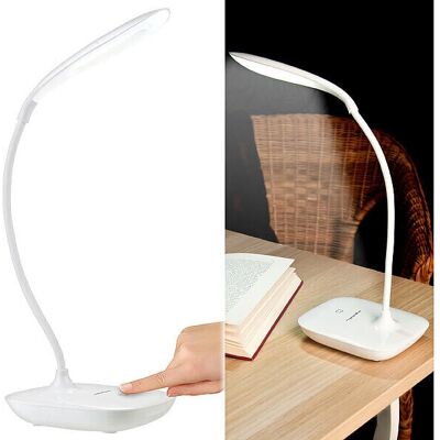 Lunartec - Col de cygne LED COB - Rechargeable - Lampe de bureau - Publicité Lunartec - Col de cygne LED COB - Rechargeable - Lampe de bureau - Publicité