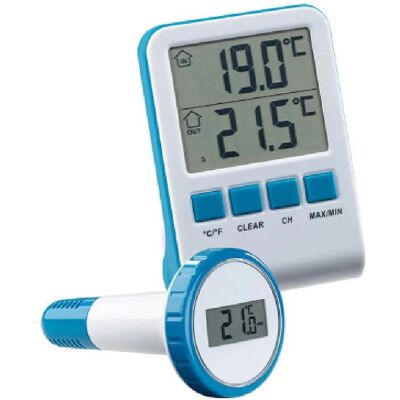 Thermomètre Modèle - Thermomètre de piscine - Sans fil - Publicité Thermomètre Modèle - Thermomètre de piscine - Sans fil - Publicité