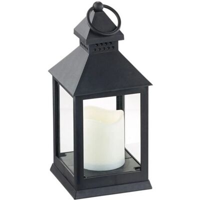 Lunartec - LED Lantern - Noir - Flamme vacillante - Lantern - Publicité Lunartec - LED Lantern - Noir - Flamme vacillante - Lantern - Publicité