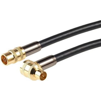 Auvisio - 105dB 90° 3m - Câble coaxial HDTV - Publicité Auvisio - 105dB 90° 3m - Câble coaxial HDTV - Publicité