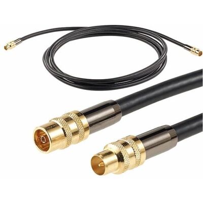 Auvisio - HDTV Premium - 3 m - 105 dB - Câble coaxial - Publicité Auvisio - HDTV Premium - 3 m - 105 dB - Câble coaxial - Publicité