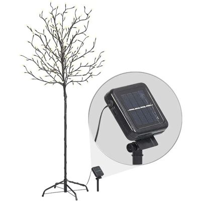 Lunartec Arbre Lumineux Solaire - 150 cm, 200 bourgeons LED - Publicité Lunartec Arbre Lumineux Solaire - 150 cm, 200 bourgeons LED - Publicité