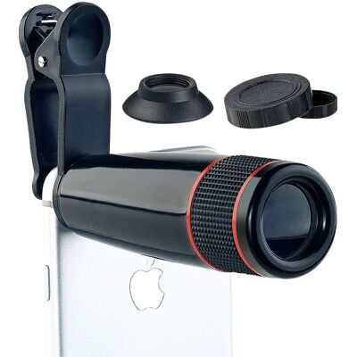 Somikon - Zoom optique 12x - Smartphone et tablette - Objectif caméra - Publicité Somikon - Zoom optique 12x - Smartphone et tablette - Objectif caméra - Publicité