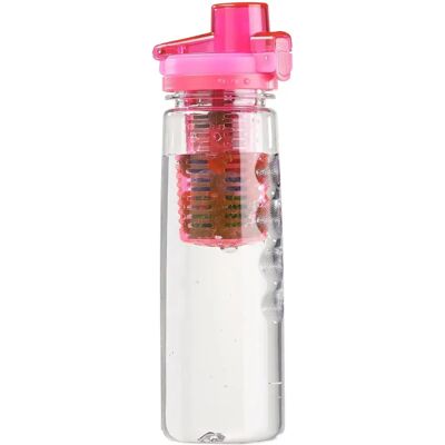Rosenstein & Söhne - Gourde 800 Ml Avec Conteneur Pour Herbes Et Fruits - Rose - Bottle - Publicité Rosenstein & Söhne - Gourde 800 Ml Avec Conteneur Pour Herbes Et Fruits - Rose - Bottle - Publicité
