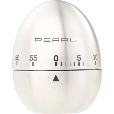 Pearl Minuteur en acier inoxydable de 60 minutes - Publicité Pearl Minuteur en acier inoxydable de 60 minutes - Publicité