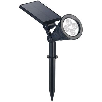 Luminea Projecteur solaire à LED - 200 lumens, 1,5 W, Piquet - Publicité Luminea Projecteur solaire à LED - 200 lumens, 1,5 W, Piquet - Publicité