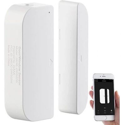 Capteur de porte/fenêtre Luminea XMD-102.APP - Détection d'ouverture - Compatible domotique - Publicité Capteur de porte/fenêtre Luminea XMD-102.APP - Détection d'ouverture - Compatible domotique - Publicité
