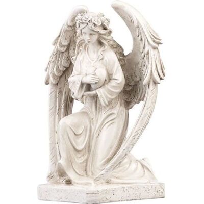 Figurine d'Ange Solaire LED - 24,5cm - Décoration intérieure - Publicité Figurine d'Ange Solaire LED - 24,5cm - Décoration intérieure - Publicité
