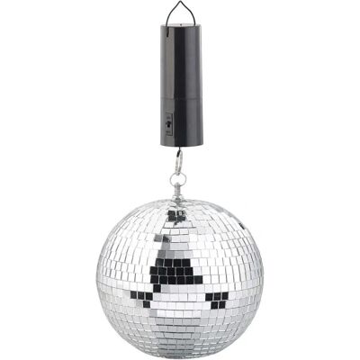 Infactory Sphère Disco Rotative Ø 20cm - Lumière de Fête - Publicité Infactory Sphère Disco Rotative Ø 20cm - Lumière de Fête - Publicité