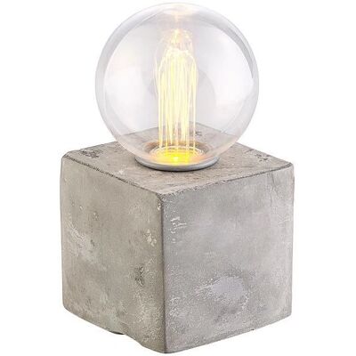 Lunartec - LED Table Lamp - Base en béton - Table lamp - Publicité Lunartec - LED Table Lamp - Base en béton - Table lamp - Publicité