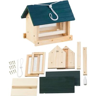 Distributeur à Oiseaux Royal Gardineer - 11 Pièces - Bois Résistant aux Intempéries - Publicité Distributeur à Oiseaux Royal Gardineer - 11 Pièces - Bois Résistant aux Intempéries - Publicité