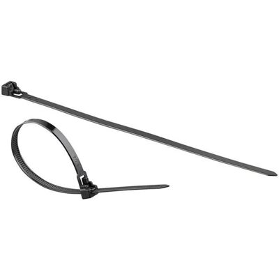 GENERIC - Reusable Cable Ties 250x7.6mm - Noir - Attaches-câbles - Publicité GENERIC - Reusable Cable Ties 250x7.6mm - Noir - Attaches-câbles - Publicité