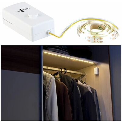 Lunartec - 60cm 160lm - Blanc lumière du jour - Intérieur - LED strip - Publicité Lunartec - 60cm 160lm - Blanc lumière du jour - Intérieur - LED strip - Publicité
