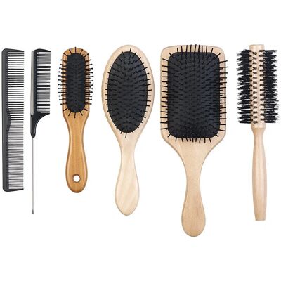 Sichler Beauty Modèle - Ensemble de brosses et peignes - 6 pièces - Publicité Sichler Beauty Modèle - Ensemble de brosses et peignes - 6 pièces - Publicité