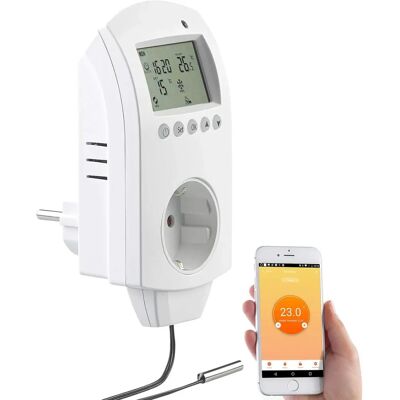 Thermostat Numérique Revolt - Compatible Alexa & Assistant - Publicité Thermostat Numérique Revolt - Compatible Alexa & Assistant - Publicité