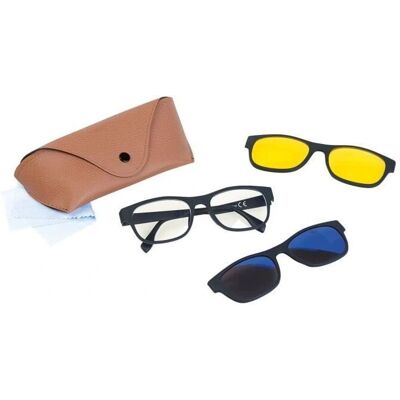 Pearl - 3in1 Magnetic Overglasses - Glasses - Publicité Pearl - 3in1 Magnetic Overglasses - Glasses - Publicité