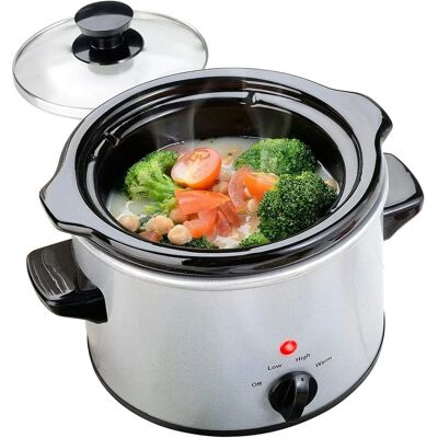 Rosenstein & Söhne - Mijoteuse Électrique 100 W - Ceramic bowl - 1,4 L - Slow cooker - Publicité Rosenstein & Söhne - Mijoteuse Électrique 100 W - Ceramic bowl - 1,4 L - Slow cooker - Publicité
