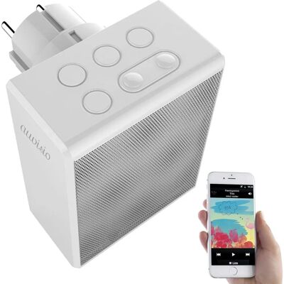 Radio FM Auvisio avec Bluetooth et Mains Libres - Blanc - Radio - Publicité Radio FM Auvisio avec Bluetooth et Mains Libres - Blanc - Radio - Publicité