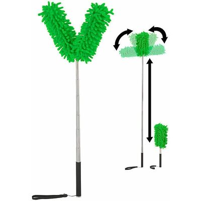 Sichler Haushaltsgeräte - Plumeau télescopique 2 têtes - 2 têtes - Duster - Publicité Sichler Haushaltsgeräte - Plumeau télescopique 2 têtes - 2 têtes - Duster - Publicité