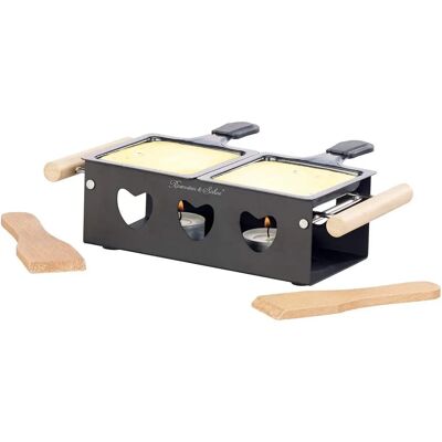 Rosenstein & Söhne - Raclette à bougies - 2 Personnes - Grill Raclette - Publicité Rosenstein & Söhne - Raclette à bougies - 2 Personnes - Grill Raclette - Publicité
