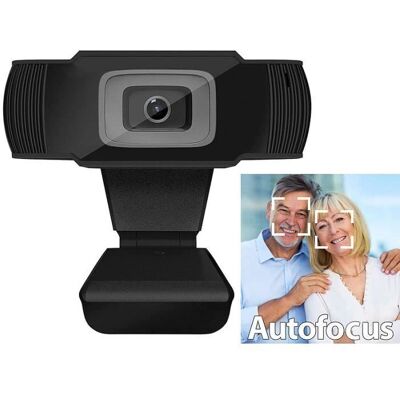 Webcam Full HD Somikon Autofocus 5 MP - Publicité Webcam Full HD Somikon Autofocus 5 MP - Publicité
