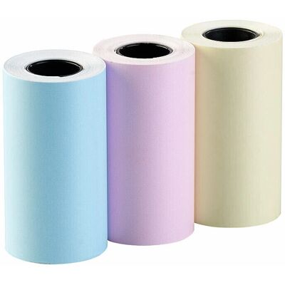 Callstel - 3-Roll - 80mm x 3,5m - Bleu Jaune - Thermal - Publicité Callstel - 3-Roll - 80mm x 3,5m - Bleu Jaune - Thermal - Publicité
