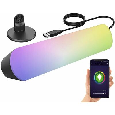 Luminea - Lampe USB LED - RGB - CCT - Lampe LED connectée - Publicité Luminea - Lampe USB LED - RGB - CCT - Lampe LED connectée - Publicité