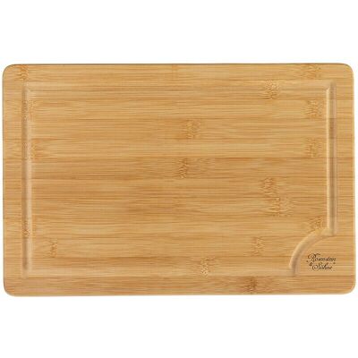 Rosenstein & Söhne - Bambou antibactérien - 38x25 cm - Cutting Board - Publicité Rosenstein & Söhne - Bambou antibactérien - 38x25 cm - Cutting Board - Publicité