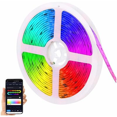 Luminea - Home Control LED Strip RGB IC - 5 m - Commande vocale - LED strip - Publicité Luminea - Home Control LED Strip RGB IC - 5 m - Commande vocale - LED strip - Publicité