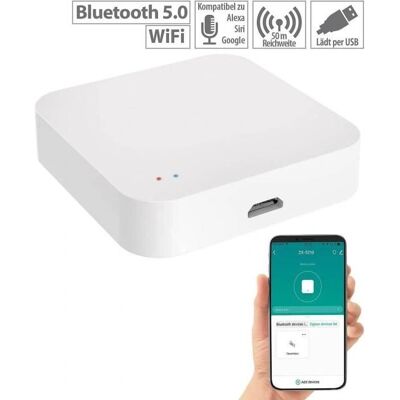 Luminea Passerelle WLAN - Domotique ZigBee Bluetooth - Publicité Luminea Passerelle WLAN - Domotique ZigBee Bluetooth - Publicité