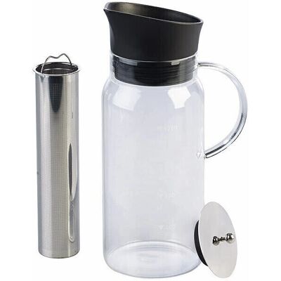 Rosenstein & Söhne Carafe en Verre - Infuseur à Froid - Publicité Rosenstein & Söhne Carafe en Verre - Infuseur à Froid - Publicité