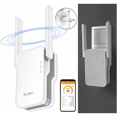 7links - Wlr-3000.Ax - WiFi 6 - Dual Band - Répéteur WiFi - Publicité 7links - Wlr-3000.Ax - WiFi 6 - Dual Band - Répéteur WiFi - Publicité