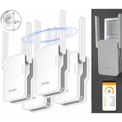 7links - Wlr-3000.Ax - WiFi 6 - Dual Band - Répéteur wifi - Publicité 7links - Wlr-3000.Ax - WiFi 6 - Dual Band - Répéteur wifi - Publicité