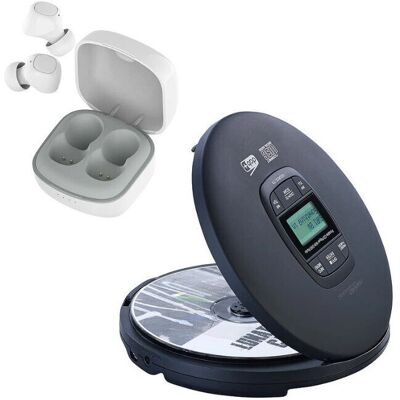 Auvisio - Lecteur CD portable - DAB+ - Bluetooth - Radio - Publicité Auvisio - Lecteur CD portable - DAB+ - Bluetooth - Radio - Publicité