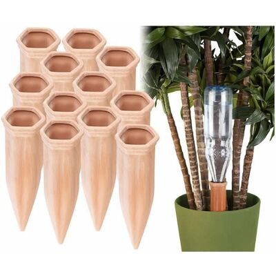 Doseurs d'irrigation en argile pour bouteilles - Arrosage automatique des plantes - Publicité Doseurs d'irrigation en argile pour bouteilles - Arrosage automatique des plantes - Publicité