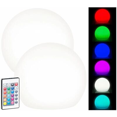 Lunartec - RVBB - Ø 20 cm - 60 lm - Boule LED solaire - Publicité Lunartec - RVBB - Ø 20 cm - 60 lm - Boule LED solaire - Publicité