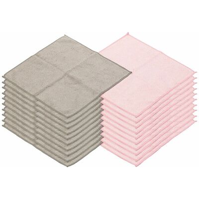 Sichler Beauty - Démaquillantes Microfibres - Rose et Gris - Publicité Sichler Beauty - Démaquillantes Microfibres - Rose et Gris - Publicité