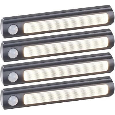 Luminea - 4-Lampes LED sans fil pour placard - 25 lm - Publicité Luminea - 4-Lampes LED sans fil pour placard - 25 lm - Publicité