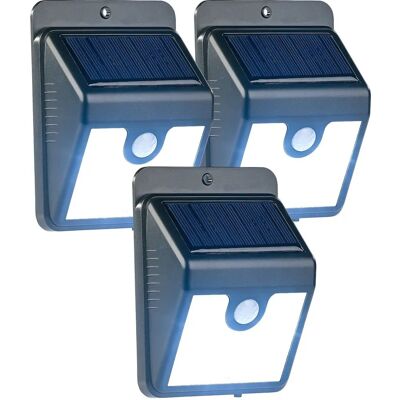 Luminea WL-210.Solar - Applique Solaire LED - Capteur PIR Veilleuse - Publicité Luminea WL-210.Solar - Applique Solaire LED - Capteur PIR Veilleuse - Publicité