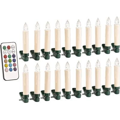 Lunartec - LED Candles RGB - RGB - 20 - LED candles - Publicité Lunartec - LED Candles RGB - RGB - 20 - LED candles - Publicité