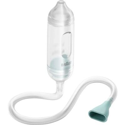 Braun Nasal Aspirator - Baby Nose Suction Tool - Effective & Gentle Braun Nasal Aspirator - Baby Nose Suction Tool - Effective & Gentle