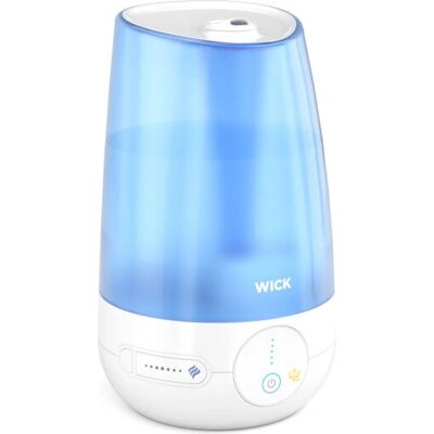 Wick WUL565E - Bleu, Blanc - Humidificateur - Publicité Wick WUL565E - Bleu, Blanc - Humidificateur - Publicité