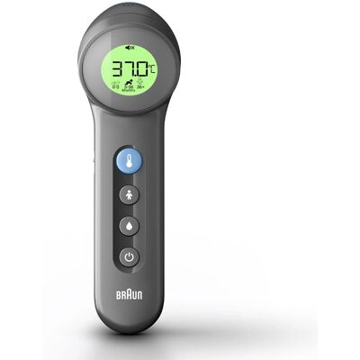 Braun Μη επαφής θερμόμετρο μετώπου AgePrecision μαύρο BNT400B Braun Μη επαφής θερμόμετρο μετώπου AgePrecision μαύρο BNT400B