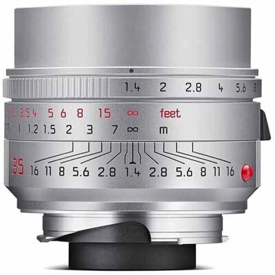 Leica Summilux-M 35mm f/1.4 ASPH 2022 Argent chromé - Objectif - Publicité Leica Summilux-M 35mm f/1.4 ASPH 2022 Argent chromé - Objectif - Publicité