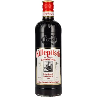 Killepitsch Liqueur aux herbes de Düsseldorf - 42% vol. - 0,7 l - Publicité Killepitsch Liqueur aux herbes de Düsseldorf - 42% vol. - 0,7 l - Publicité