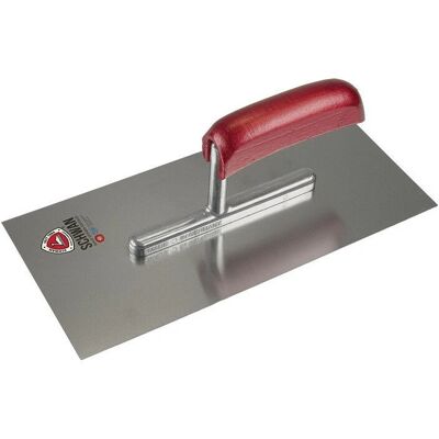 Schwan L.280mm L.130mm Acier Inoxydable Manche en H - Truelle - Publicité Schwan L.280mm L.130mm Acier Inoxydable Manche en H - Truelle - Publicité