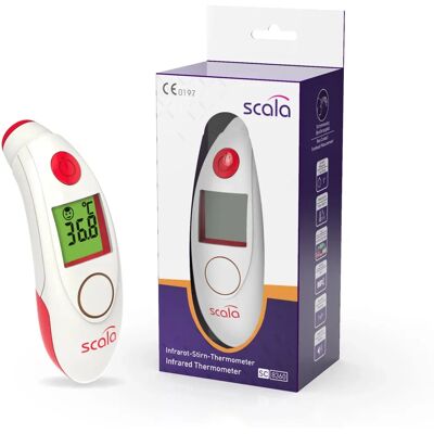 Thermomètre infrarouge front Scala SC 8360 NFC - Sans contact - Publicité Thermomètre infrarouge front Scala SC 8360 NFC - Sans contact - Publicité
